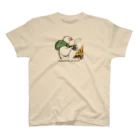 ふろしき文鳥のお店のキャンパーふろしき文鳥 スタンダードTシャツ