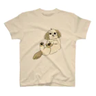 あおぞらの抱っこされ犬 Regular Fit T-Shirt