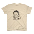 もちもちっこの離乳食をべーっとする赤ちゃん Regular Fit T-Shirt