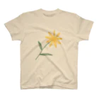 ビールと自然の雑貨店のきいろの花 Regular Fit T-Shirt