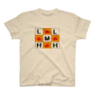 リコリス・曼珠沙華・ヒガンバナのL.M.Hロゴ2 スタンダードTシャツ