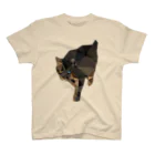 Yohei Nakajimaの迫り来るねこ スタンダードTシャツ