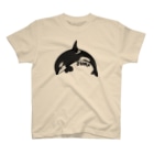 ムクデザインのシャチ ジャンプ！ Regular Fit T-Shirt