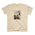 Shop imuhataの温泉 〜親子〜 Regular Fit T-Shirt