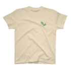 集まれ！植物好き🌱のワンポイントTシャツ ミズナラ スタンダードTシャツ