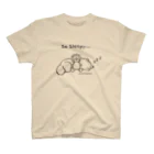 アトリエ・シシのSo Sleepy　眠たいワンコ スタンダードTシャツ