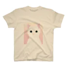 fumifuminekochanの白猫オッドアイ スタンダードTシャツ