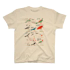 Nursery Rhymes  【アンティークデザインショップ】の古代エジプトの鳥とヒエログリフ Regular Fit T-Shirt