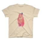 おーちゃん堂のくまだ　キッズちょうちょ スタンダードTシャツ