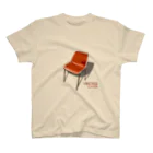 OSMWORKSのVINTAGE CHAIR ビンテージチェアレザーブラウン スタンダードTシャツ