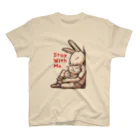 BeachBunnyのうさぎとねこ　Stay With Me Regular Fit T-Shirt