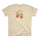 Mocha_and_Jackieのタピオカで「Cheers」 スタンダードTシャツ