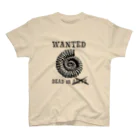 FossilFreakのアンモナイト　ウォンテッド スタンダードTシャツ