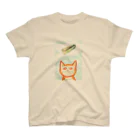 Qsarkの想ねこ スタンダードTシャツ