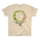 PALA's SHOP　cool、シュール、古風、和風、の幸福を運ぶ鳥「Just the way you are」 Regular Fit T-Shirt