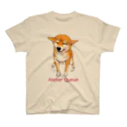 Atelier-Queueの笑う柴犬 スタンダードTシャツ