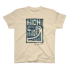 masahiro_minami_artのHIGH TIDE（ブルー） Regular Fit T-Shirt