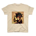 Kins.のa kid with the guitar スタンダードTシャツ