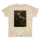 cafe-dadomaniのイタリア地図　レザーカラー風 Regular Fit T-Shirt