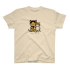 にこねこ【保護猫の保育園】のうずら・トントン親子Tシャツ Regular Fit T-Shirt