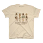 mopicoのアンティークな男の子たち スタンダードTシャツ