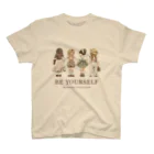 mopicoのアンティークな女の子たち スタンダードTシャツ