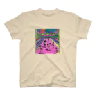 gizumoartの☆満月のスケートリンクcolor☆ スタンダードTシャツ