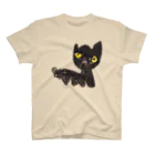 烏頭のおやま　こども絵　の子猫のサクラちゃん スタンダードTシャツ