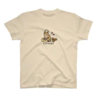 にこねこ【保護猫の保育園】のぱんこね修業Tシャツ スタンダードTシャツ