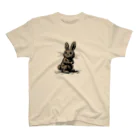 nicopapaのうさぎのピノ Regular Fit T-Shirt