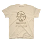 ひよこのもり工房の【復刻】ひよこめし（2010）茶色 スタンダードTシャツ