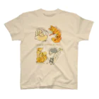 タタナ幻獣館のCHEESE CHEESE FOXES スタンダードTシャツ