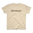 blancheのroom and curry. black Regular Fit T-Shirt