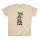 ちばっちょ【ち畳工房&猫ねこパラダイス】のトラ猫トラ君 スタンダードTシャツ