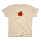 たかせ ゆづきのりんごのアップリケ スタンダードTシャツ