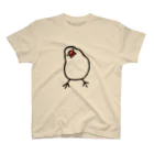 243のかしげる文鳥 スタンダードTシャツ