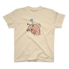 タキヲ＠スタンプ販売「どうぶつくん」のどうぶつくん（ぎもん？） スタンダードTシャツ