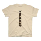 musicshop BOBの"ネック"タイ -  "neck"tie スタンダードTシャツ