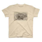 光平洋子のかしこいプーリー犬が転がる。 puli illustration  Regular Fit T-Shirt