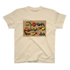 unpisのA SNAKE AND FRUITS スタンダードTシャツ