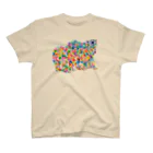 meiroのカラフルなシロクマ Regular Fit T-Shirt