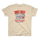 Design For EverydayのアイスクリームBoy&Girl☆アメリカンレトロ Regular Fit T-Shirt