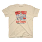 Design For EverydayのアイスクリームBoy&Girl☆アメリカンレトロ Regular Fit T-Shirt