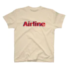 アメリカンベース のエアライン 航空　飛行機 スタンダードTシャツ