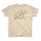 PipopapotanのUMANOHONE ウマノホネ ブラックライン Regular Fit T-Shirt