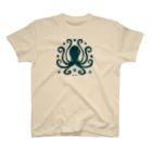 oba:obaの蛸印ブルー Regular Fit T-Shirt