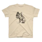 ティールクライミング teal climbing のフレンチブルドッグ Regular Fit T-Shirt