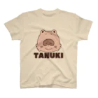 なご村🍙のなごむぜ！タヌキさん スタンダードTシャツ