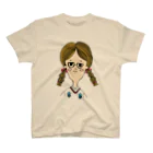 hi_coffreeのめがね女子１ スタンダードTシャツ