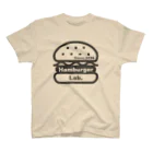 メガネ@バーガーけんきゅういんのHambuger Lab.  Regular Fit T-Shirt